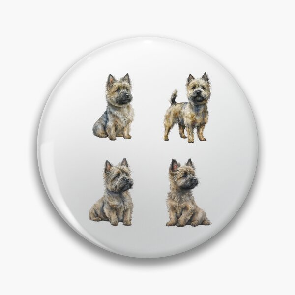 Item preview, Watercolor Cairn Terrier Dogs designed and sold by TheAnimalZ00.