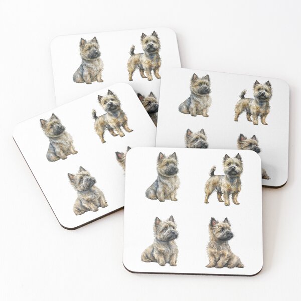 Item preview, Watercolor Cairn Terrier Dogs designed and sold by TheAnimalZ00.