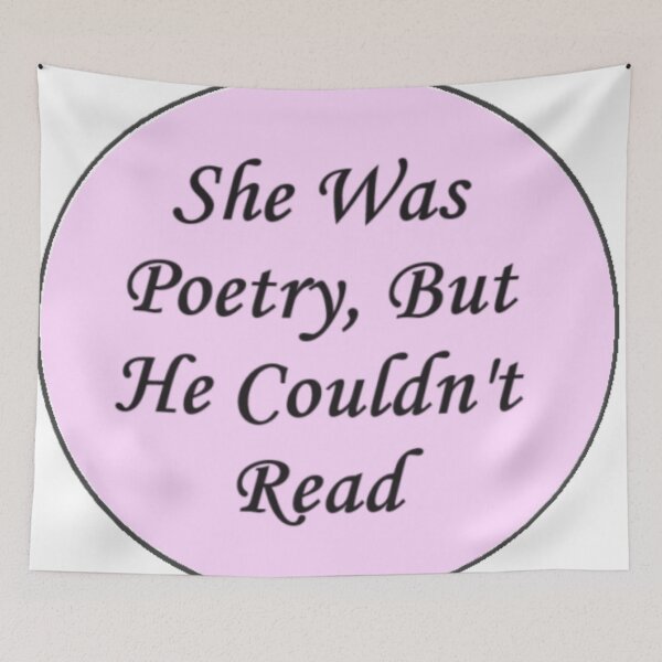 Item preview, She was Poetry designed and sold by SavvysCrafts.