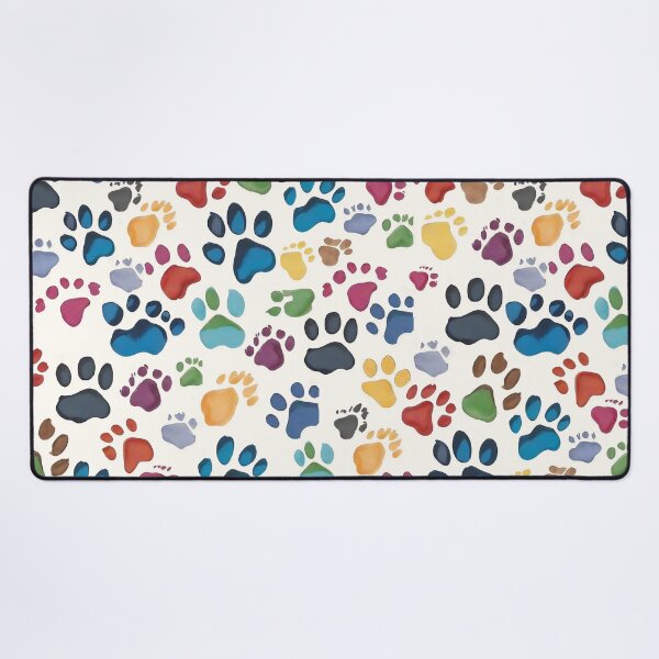 Item preview, Messy Paw Prints - Colorful Designs designed and sold by Frogs All Mighty & Friends.