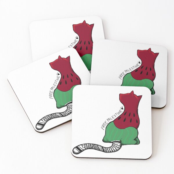 Item preview, Palestine Cat (Text) designed and sold by kalucard.