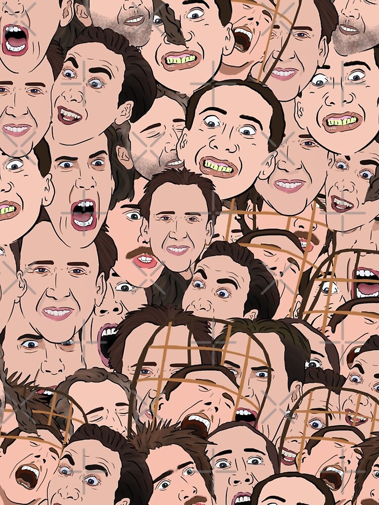 Nicolas Cage All Over by Barnyardy