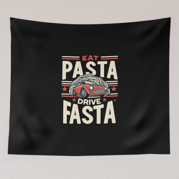 Item preview, Eat pasta drive fasta designed and sold by CogniCraft.