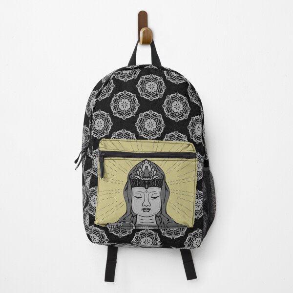 Item preview, Kuan Yin Sattva - Coal, Fog, Slate, Gold designed and sold by Irene Estelle.