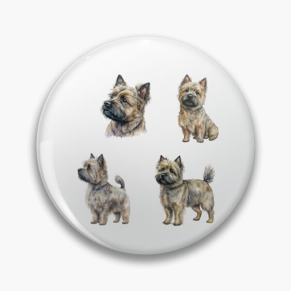Item preview, Watercolor Cairn Terriers designed and sold by TheAnimalZ00.