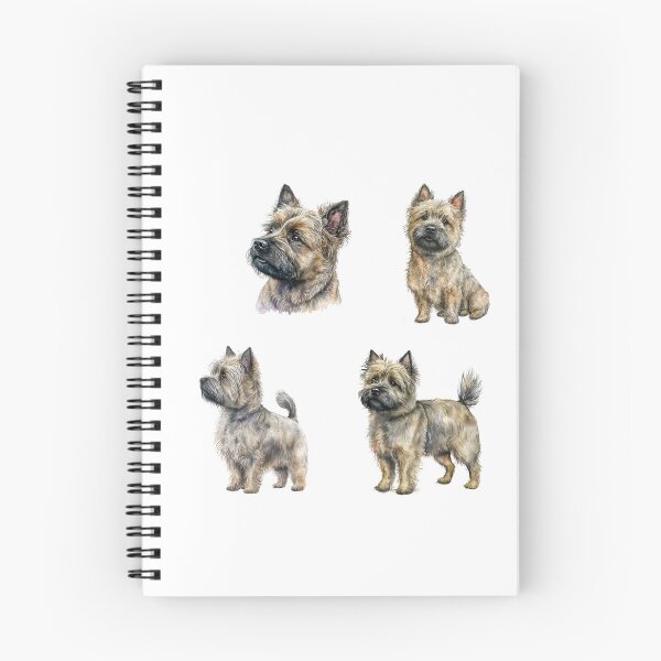 Item preview, Watercolor Cairn Terriers designed and sold by TheAnimalZ00.