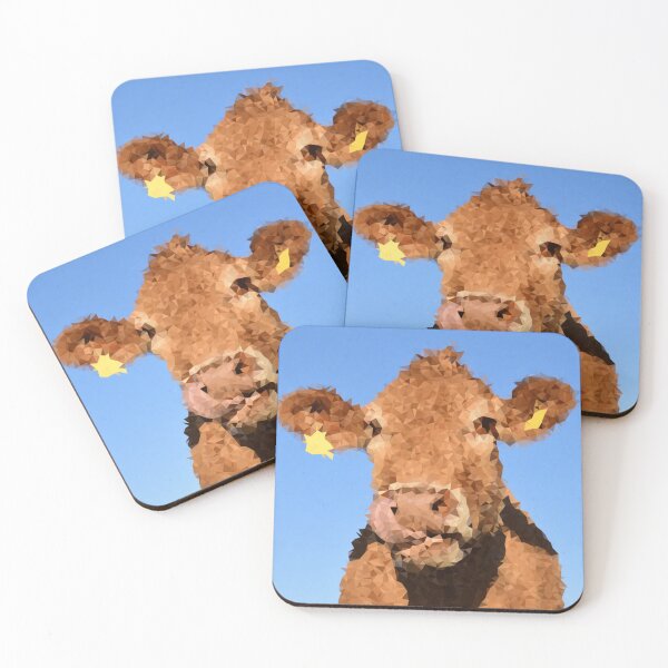 Item preview, Cow Low Polygon Digital Art Low Poly Art designed and sold by SpiroJo.