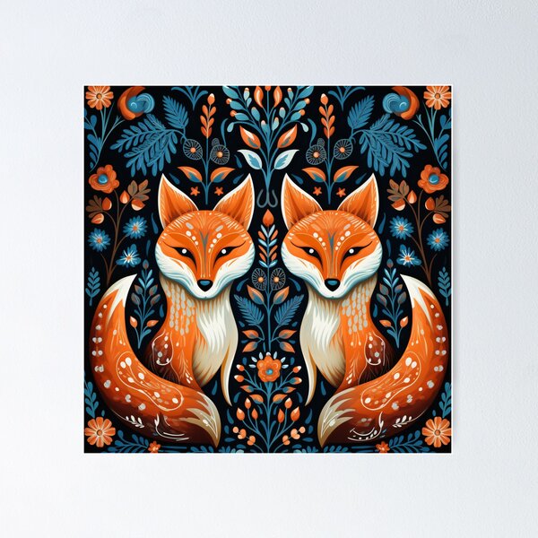 Item preview, Fox Pattern designed and sold by FoxVibes.