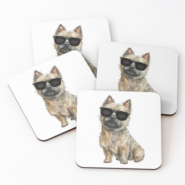 Item preview, Cairn Terrier Wearing Sunglasses designed and sold by TheAnimalZ00.