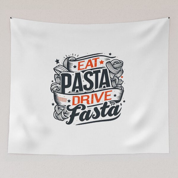 Item preview, Eat pasta drive fasta designed and sold by CogniCraft.