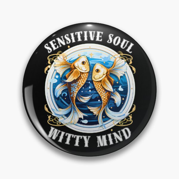 Item preview, Sensitive Soul, Witty Mind designed and sold by ZodiacWonders.