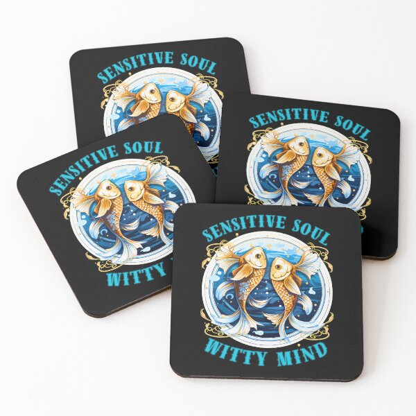 Item preview, Sensitive Soul, Witty Mind. pisces sign designed and sold by ZodiacWonders.