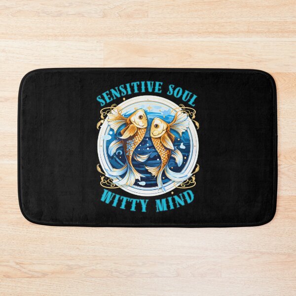 Item preview, Sensitive Soul, Witty Mind. pisces sign designed and sold by ZodiacWonders.
