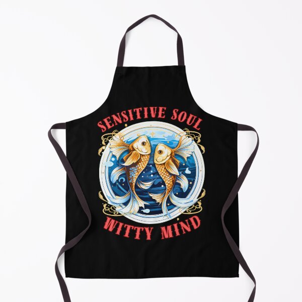 Item preview, Sensitive Soul, Witty Mind. pisces astrology designed and sold by ZodiacWonders.