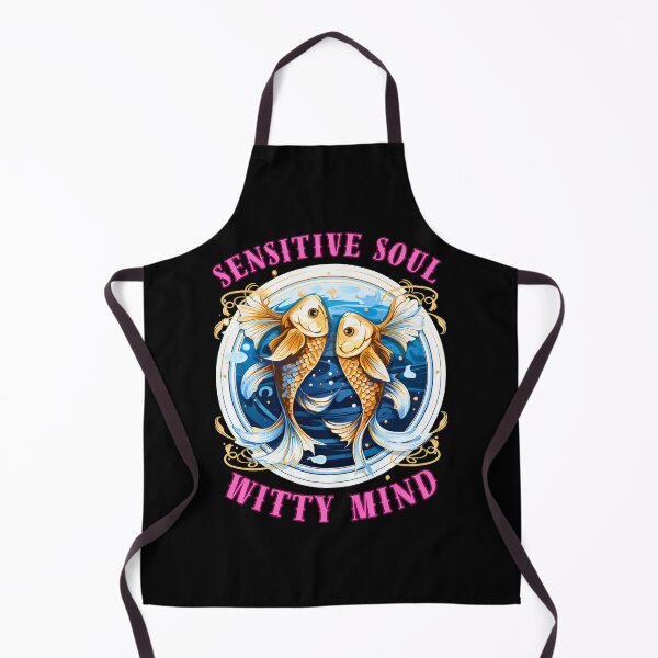 Item preview, Sensitive Soul, Witty Mind. pisces birthday designed and sold by ZodiacWonders.