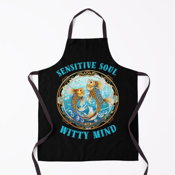 Item preview, Sensitive Soul, Witty Mind. pisces quote designed and sold by ZodiacWonders.