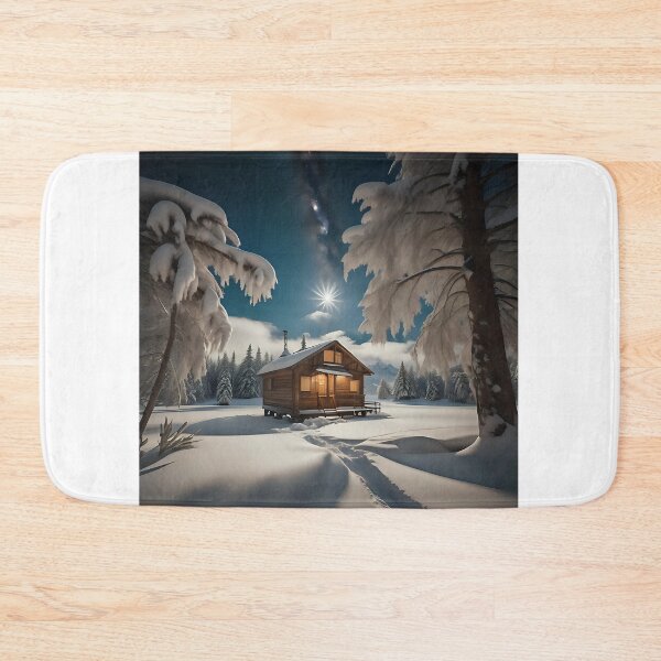 Item preview, snowy cabin designed and sold by Thiago Pando.