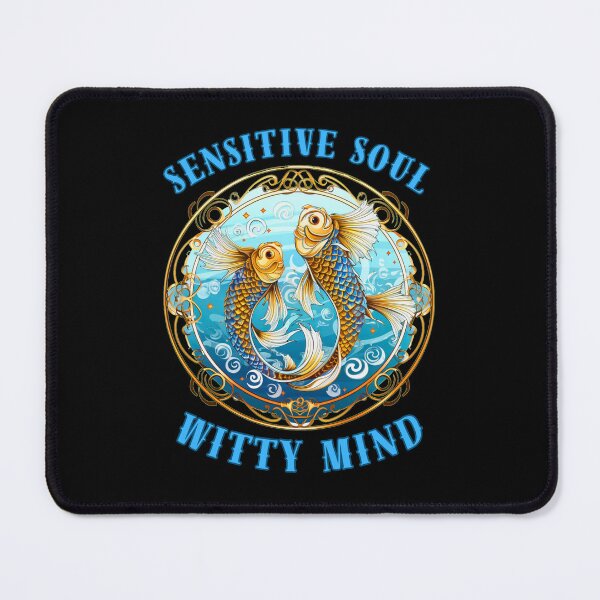 Item preview, Sensitive Soul, Witty Mind. pisces personality designed and sold by ZodiacWonders.