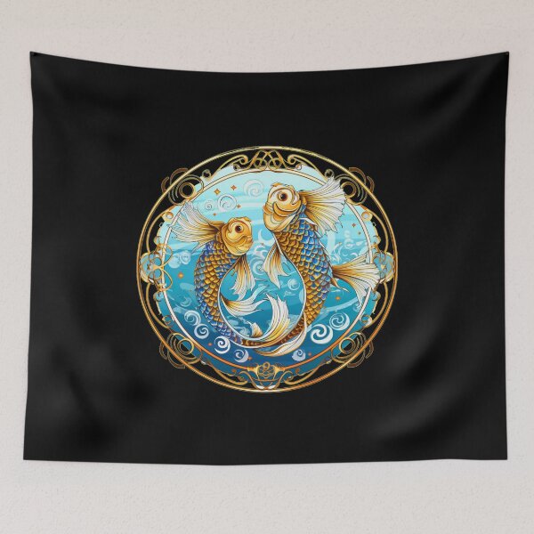 Item preview, Pisces Symbol designed and sold by ZodiacWonders.
