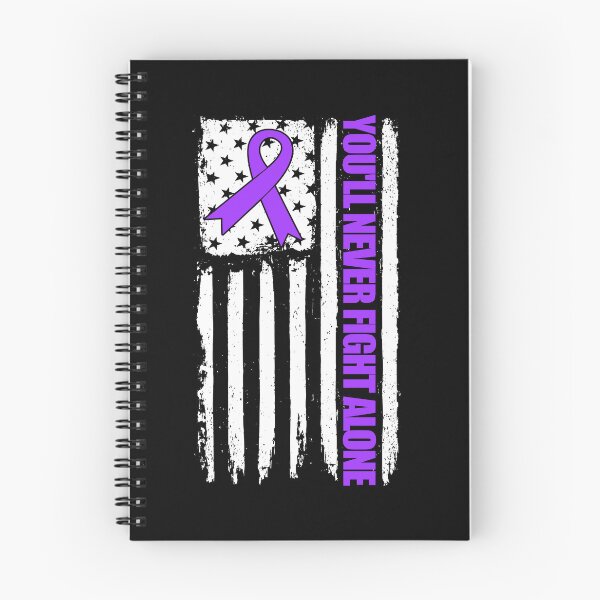 Item preview, You'll Never Fight Alone USA Flag Drug Overdose Awareness Gear designed and sold by DynamicDesign.