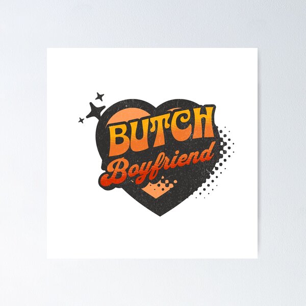 Item preview, Butch Boyfriend Heart designed and sold by Butch4Butch.
