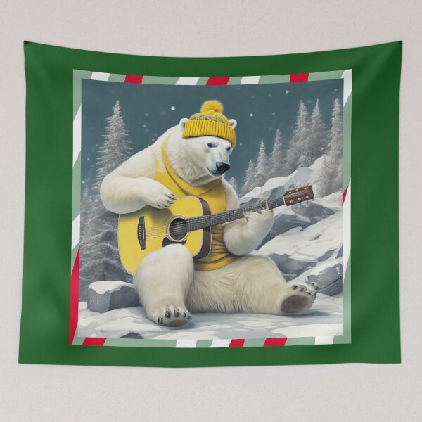Item preview, Oso musical en la montaña de vacaciones designed and sold by Steph Anne Best.