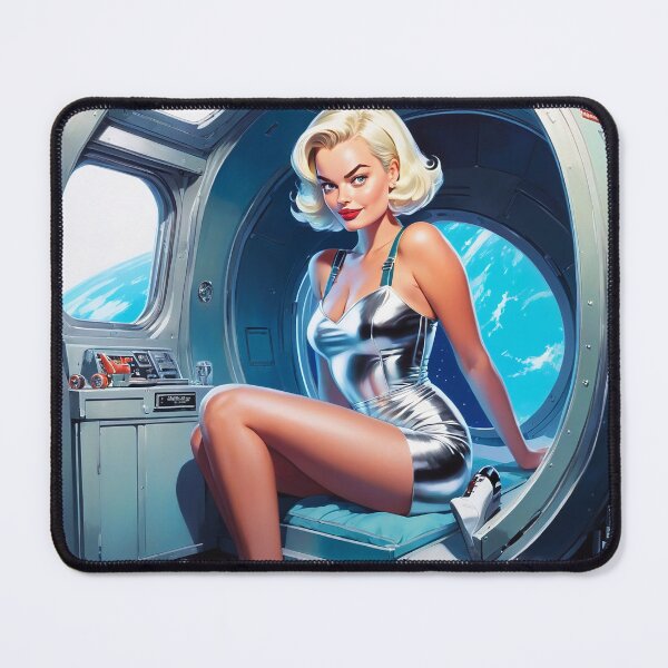 Item preview, Space Girl Pinup designed and sold by abellemorte.