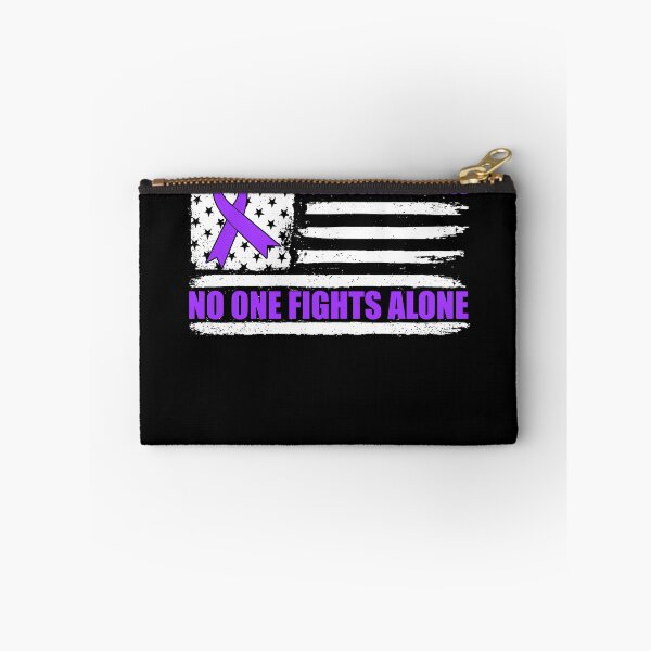Item preview, No One Fights Alone USA Flag Drug Overdose Awareness Gear designed and sold by DynamicDesign.