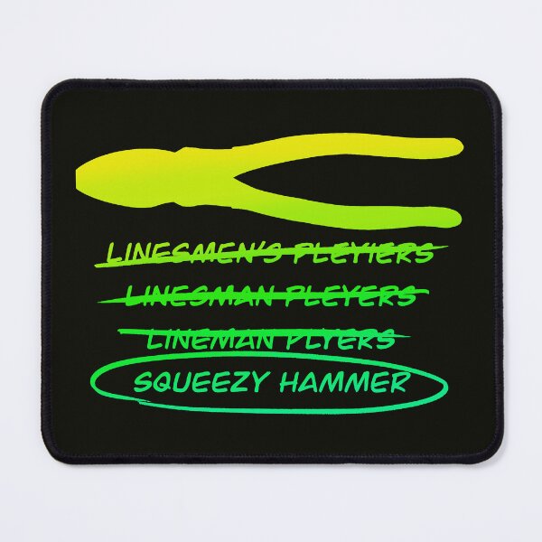 Item preview, Misspelled Linemans Pliers Electrician Humor designed and sold by TheTradesStore.