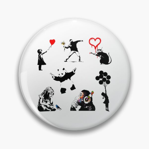 Item preview, Banksy graffiti collection designed and sold by RoleyPoleyHami.