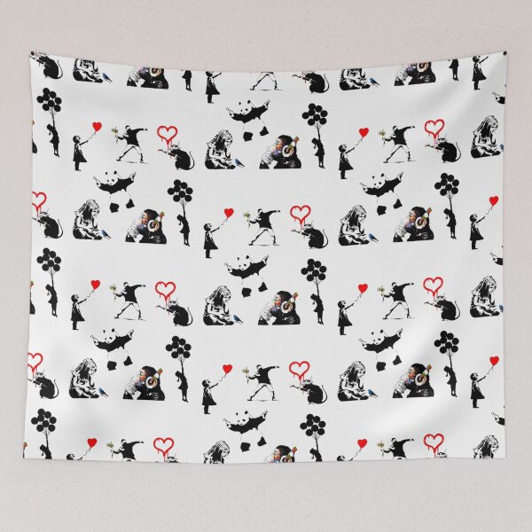Item preview, Banksy graffiti collection designed and sold by RoleyPoleyHami.