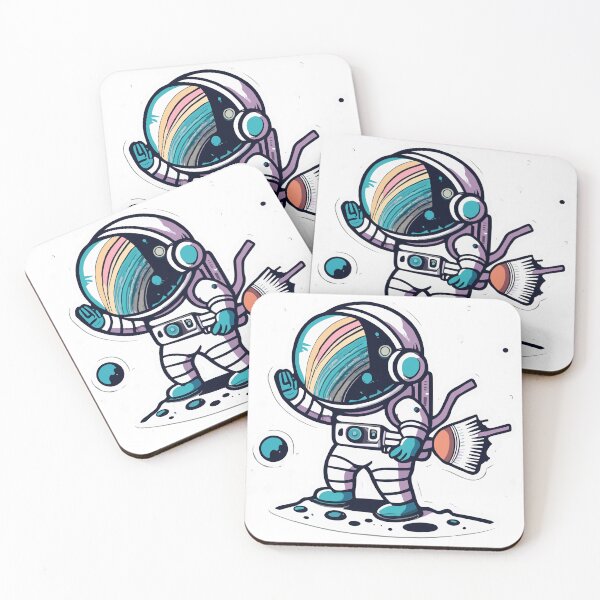 Item preview, Janitor Astronaut Graffiti Artwork designed and sold by Collision19.
