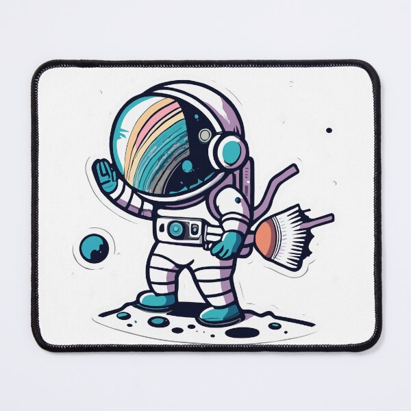 Item preview, Janitor Astronaut Graffiti Artwork designed and sold by Collision19.
