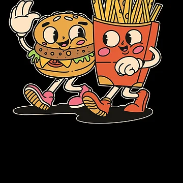 Vorschaubild zum Design Cheeseburger And Fries Combo Cheese Burger Gear von DynamicDesign