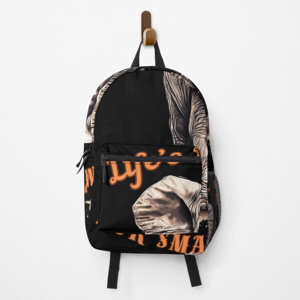 Item preview, Life’s Too Short For Small Stomps. elephant portrait designed and sold by ElephantVibes.