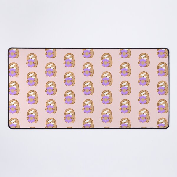 Item preview, Cute Ube Mochi Donut Sloth  designed and sold by theslothinme.