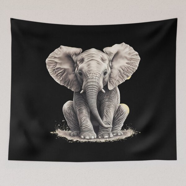 Item preview, Wild Elephant designed and sold by ElephantVibes.