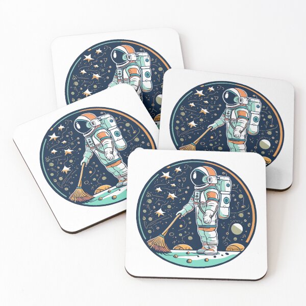 Item preview, Janitor Astronaut Graffiti Artwork designed and sold by Collision19.