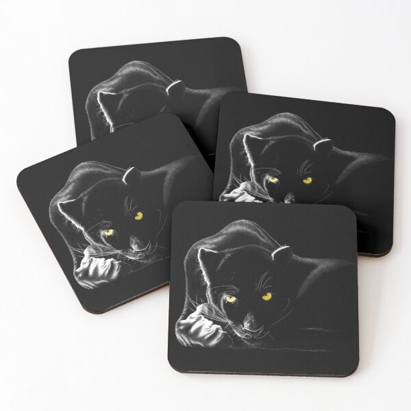 Item preview, Black panther in vigil. designed and sold by digiartxfree.