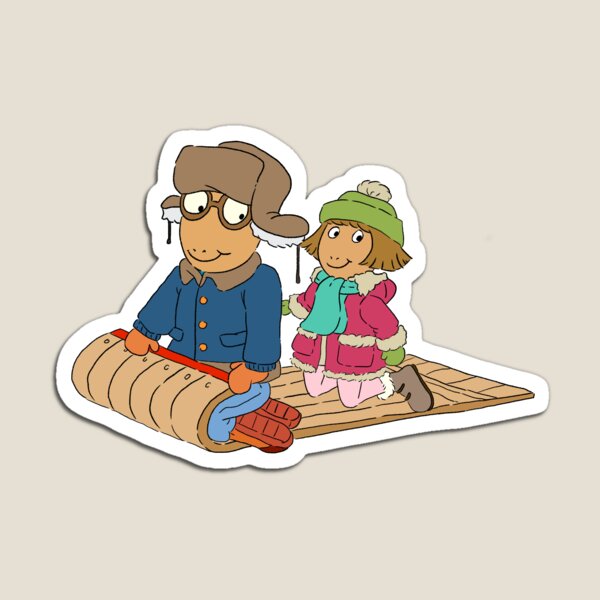 Item preview, arthur & dw go sledding designed and sold by SLYTOPIA.