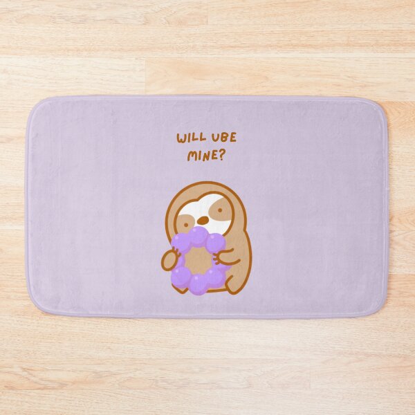 Item preview, Valentine Will You Be Mine Ube Mochi Donut Sloth  designed and sold by theslothinme.