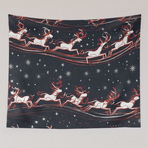 Item preview, Fractal Sleigh Spectacle designed and sold by cozycozyart.