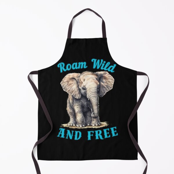 Item preview, Roam Wild And Free. funny elephant designed and sold by ElephantVibes.