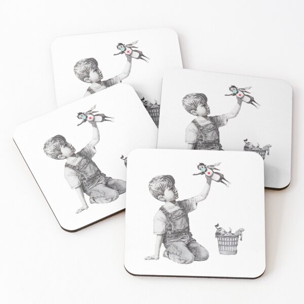 Item preview, Banksy tribute to nurses designed and sold by RoleyPoleyHami.
