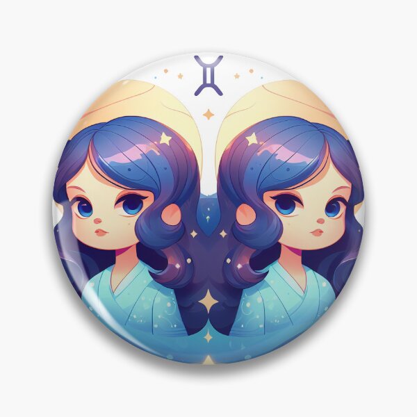 Item preview, Cute twins - Gemini Zodiac Sign Art2 designed and sold by GsnDream.
