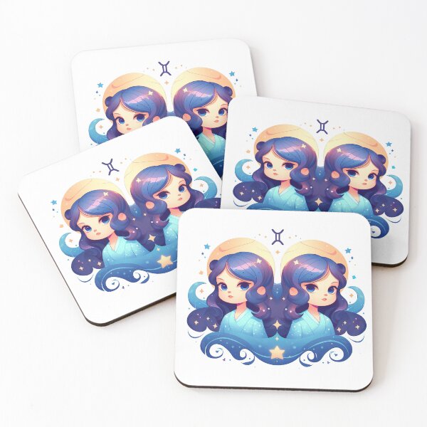 Item preview, Cute twins - Gemini Zodiac Sign Art2 designed and sold by GsnDream.