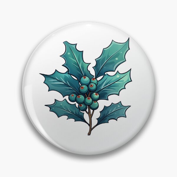 Item preview, Blue Zircon Holly for December Birth Month designed and sold by AutumnAnnes.