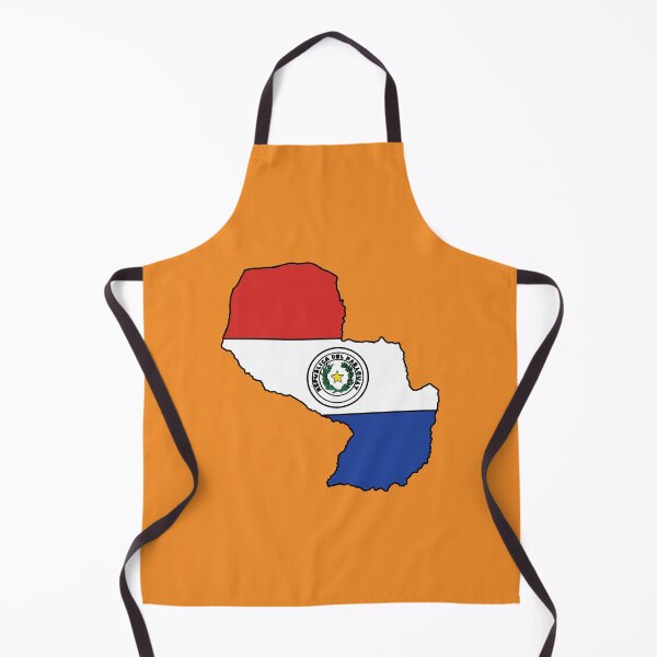 Item preview, Paraguay country shape flag designed and sold by Rachael Taylor.