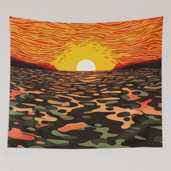 Item preview, Camouflage sunrise designed and sold by Grypis.
