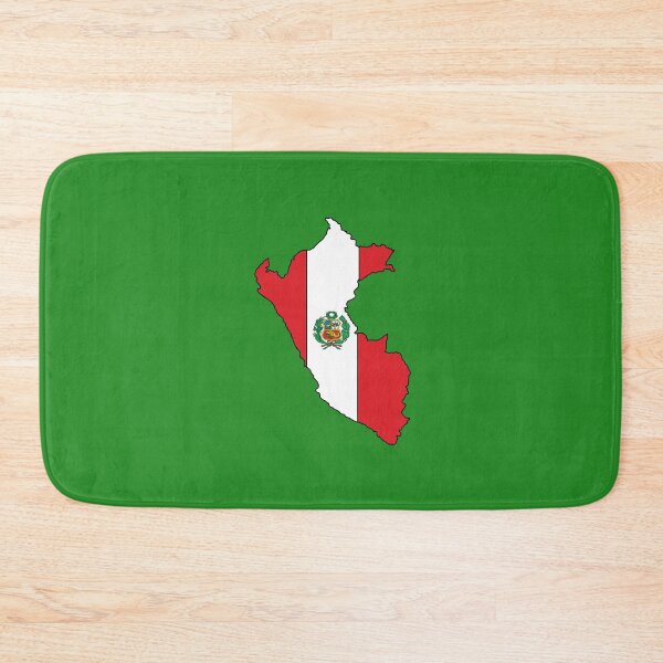Item preview, Peru country shape flag designed and sold by Rachael Taylor.